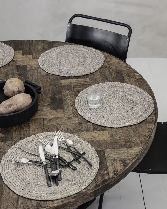 Hovedbilde Bordbrikke circle grå