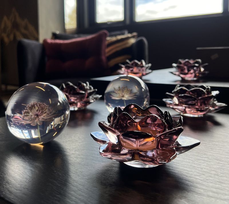 Telysholder Lotus glass