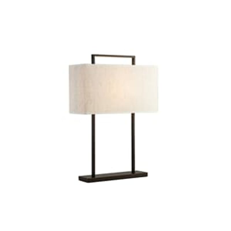 Bordlampe ARUBA H 65 cm Inkl firkantet linskjerm