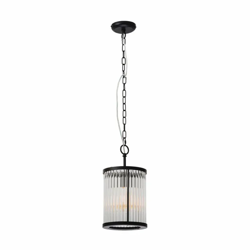 Taklampe Corona mini Ø30 H50 sort