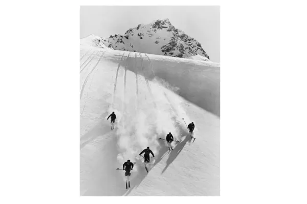 Bilde plexiglass 120x90 skiløpere *