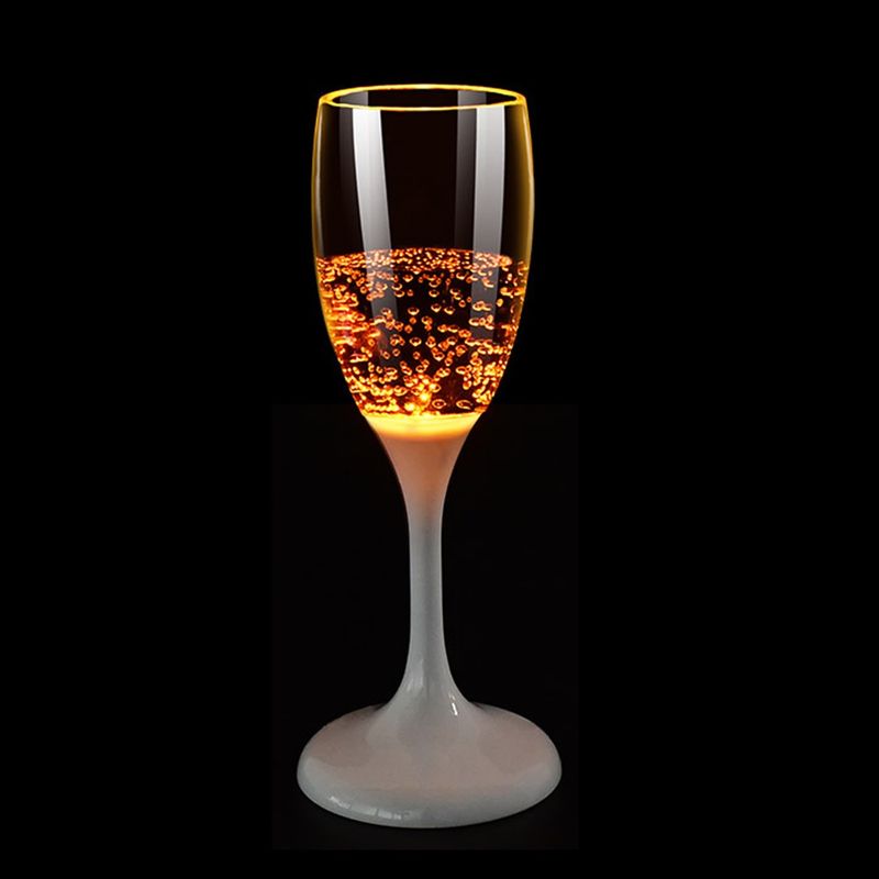 Champagneglass med LED lys