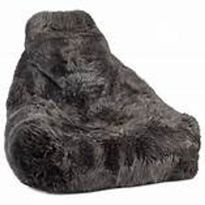 Sekkestol / beanbag i ekte saueskinn